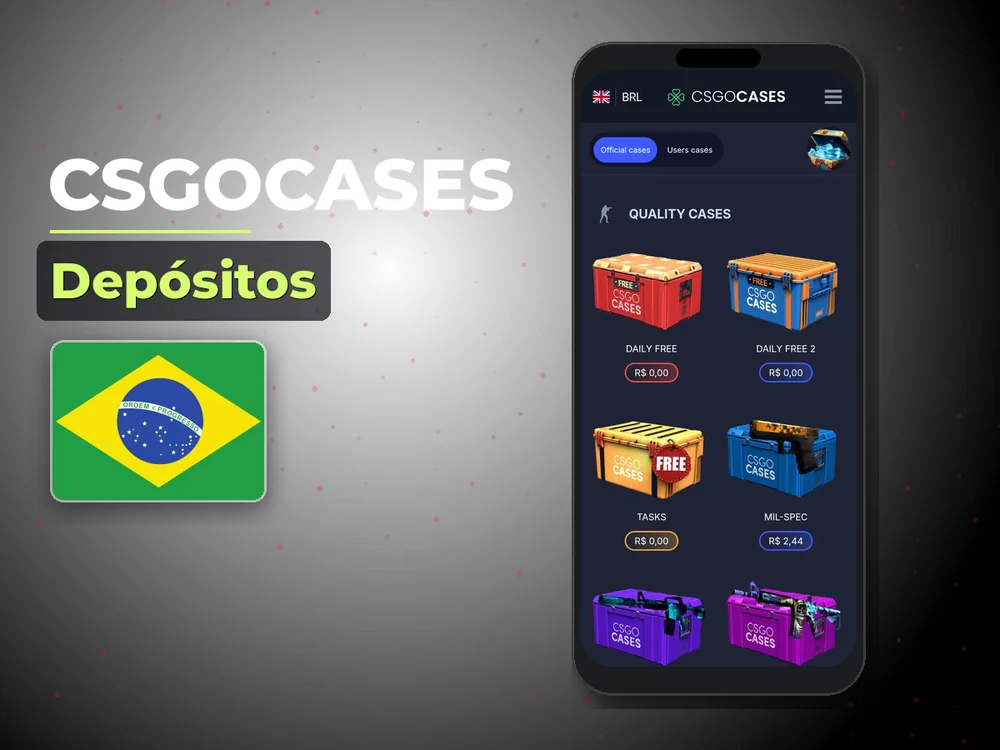 Csgocases - Depósitos