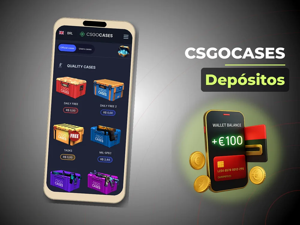 Csgocases - Depósitos