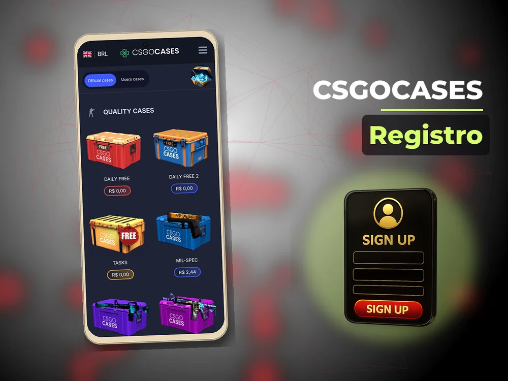 Csgocases - Registro