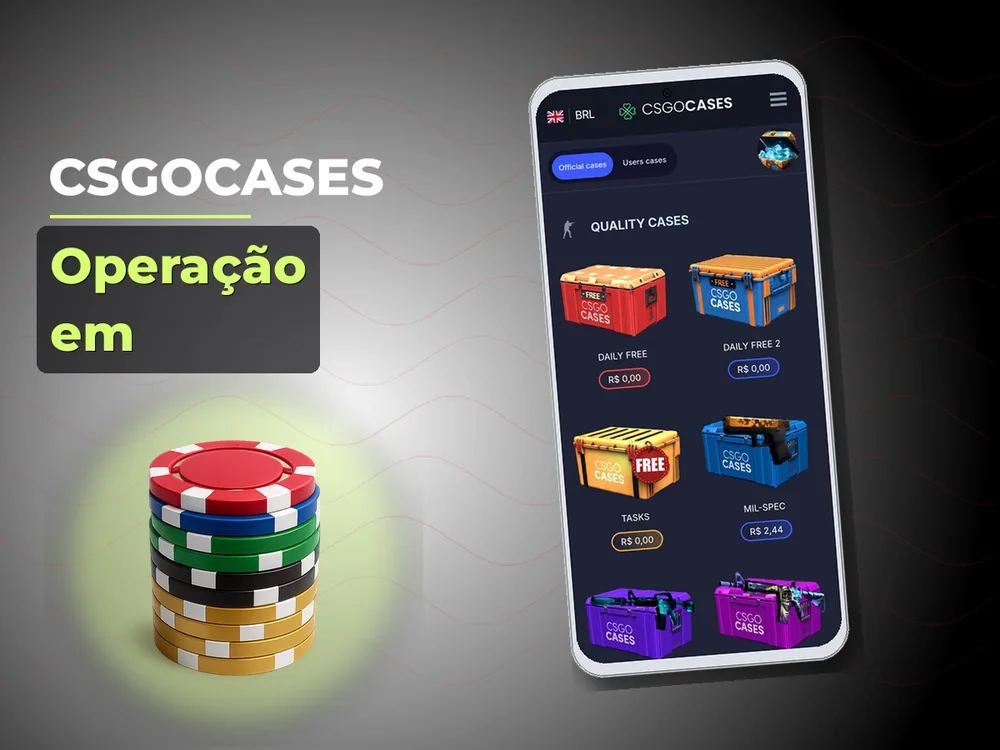 Csgocases - Operação em