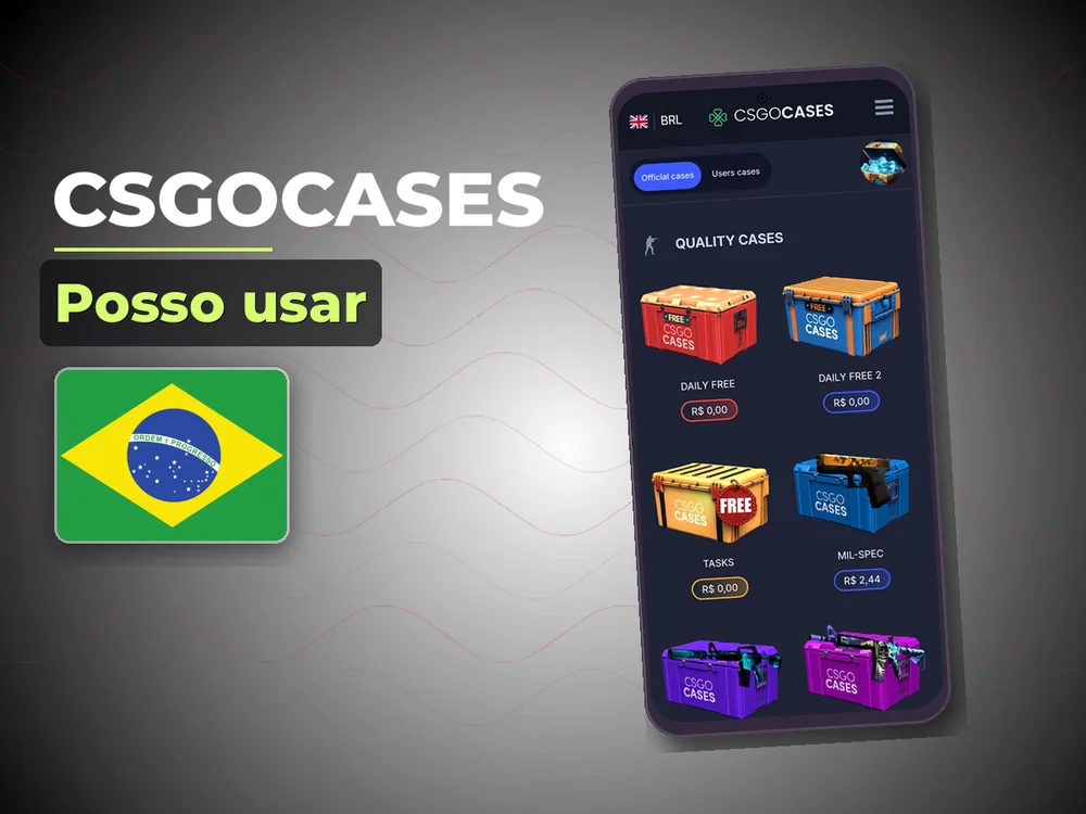 Csgocases - Posso usar