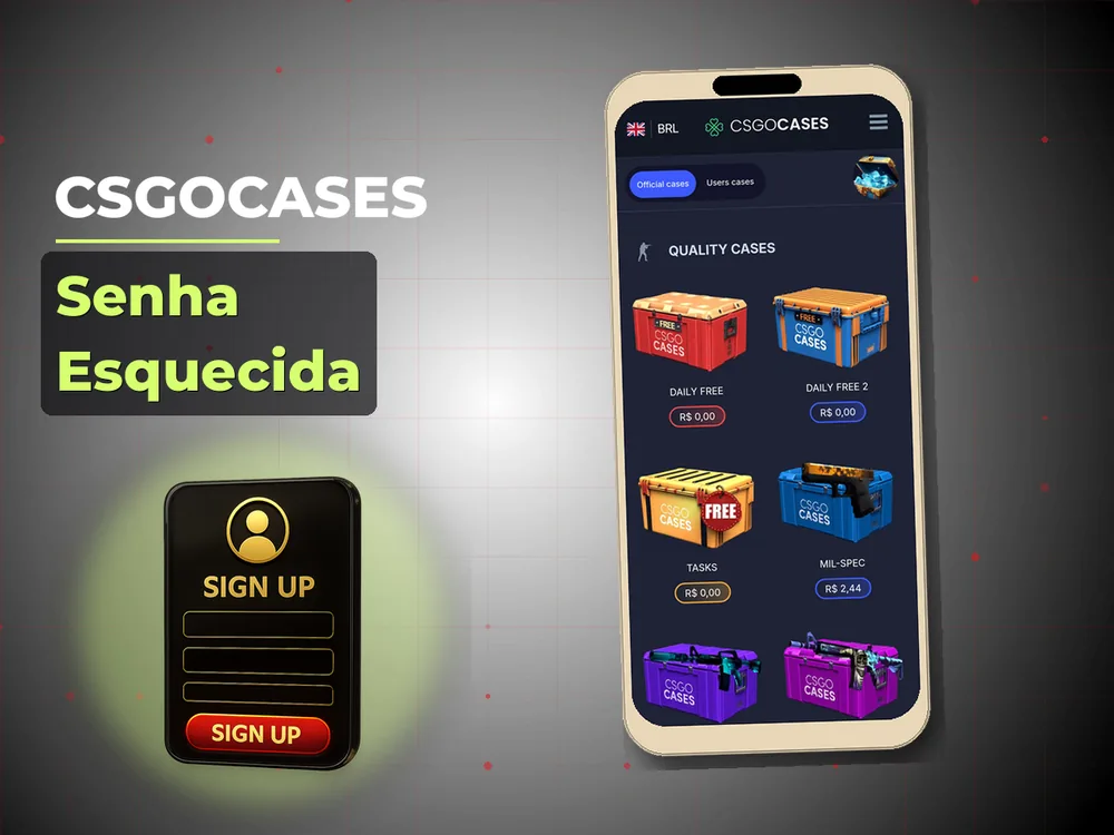 Csgocases - Senha Esquecida