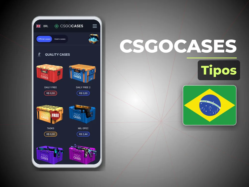Csgocases - Tipos