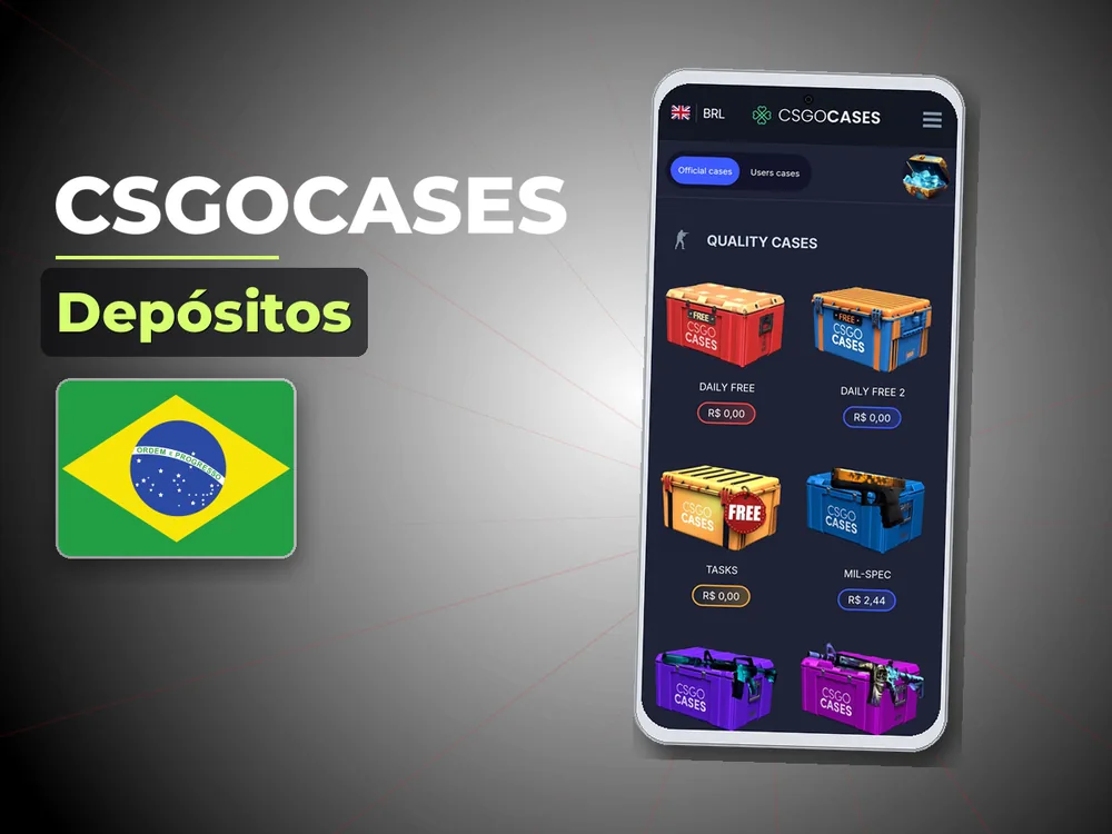 Csgocases - Depósitos