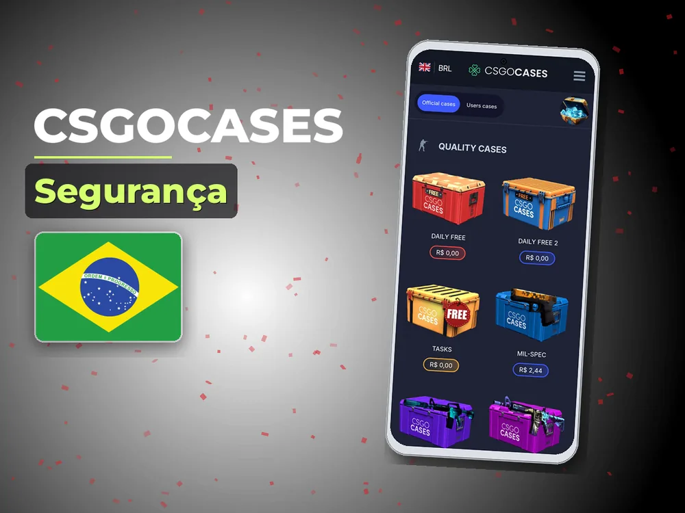 Csgocases - Segurança